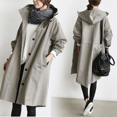 Damen Wasserdichte Funktions-Windjacke mit Kapuze