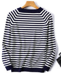 Marineblau gestreift