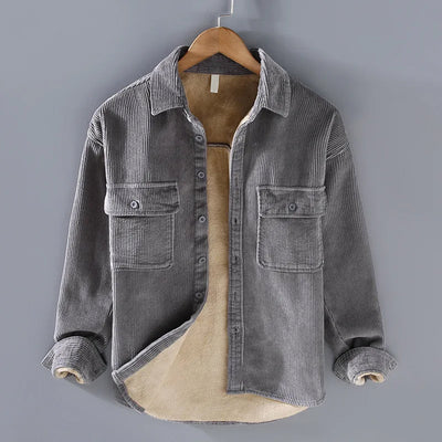 Warme Herren-Cordjacke für den Winter
