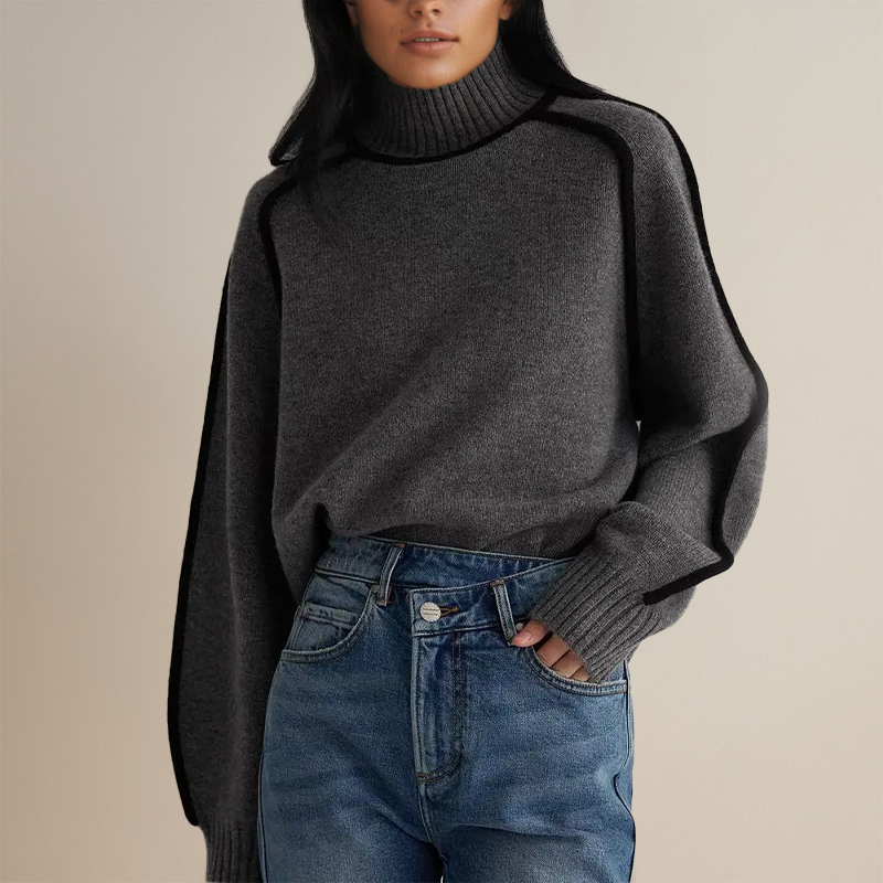 Damen Warmer Rollkragenpullover für Winter | Weich und Kuschelig