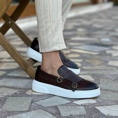 Herren Slip-On Ledermokassins Elegant