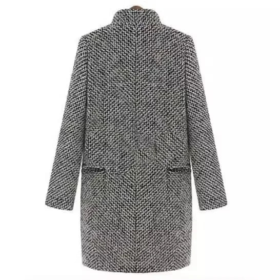 Damen Wintermantel Modern Warm