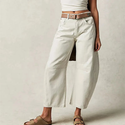 Damen Retro Jeanshose - Lässiger Schnitt