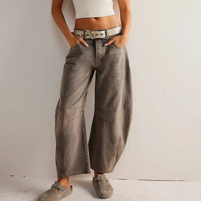 Damen Retro Jeanshose - Lässiger Schnitt