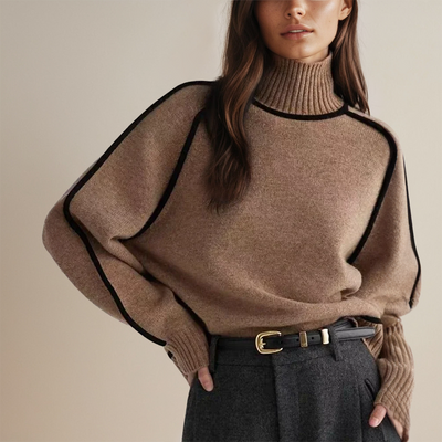 Damen Warmer Rollkragenpullover für Winter | Weich und Kuschelig