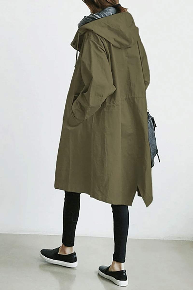 Damen Wasserdichte Funktions-Windjacke mit Kapuze