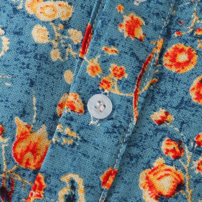 Joryan - MODISCHES HERRENHEMD MIT BLUMENDESIGN – SOMMER IN SEINER STILVOLLEN FORM