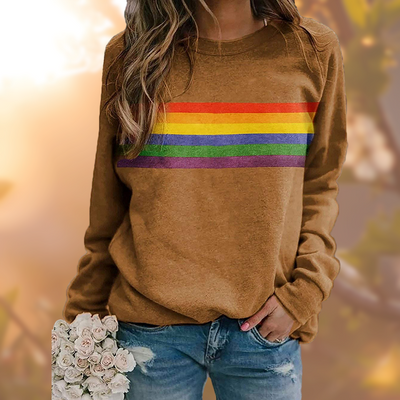 Warmer Damen-Pullover mit Rundhalsausschnitt