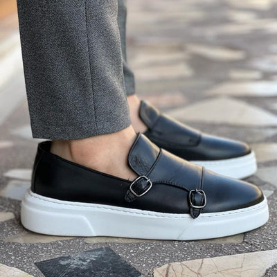 Herren Slip-On Ledermokassins Elegant