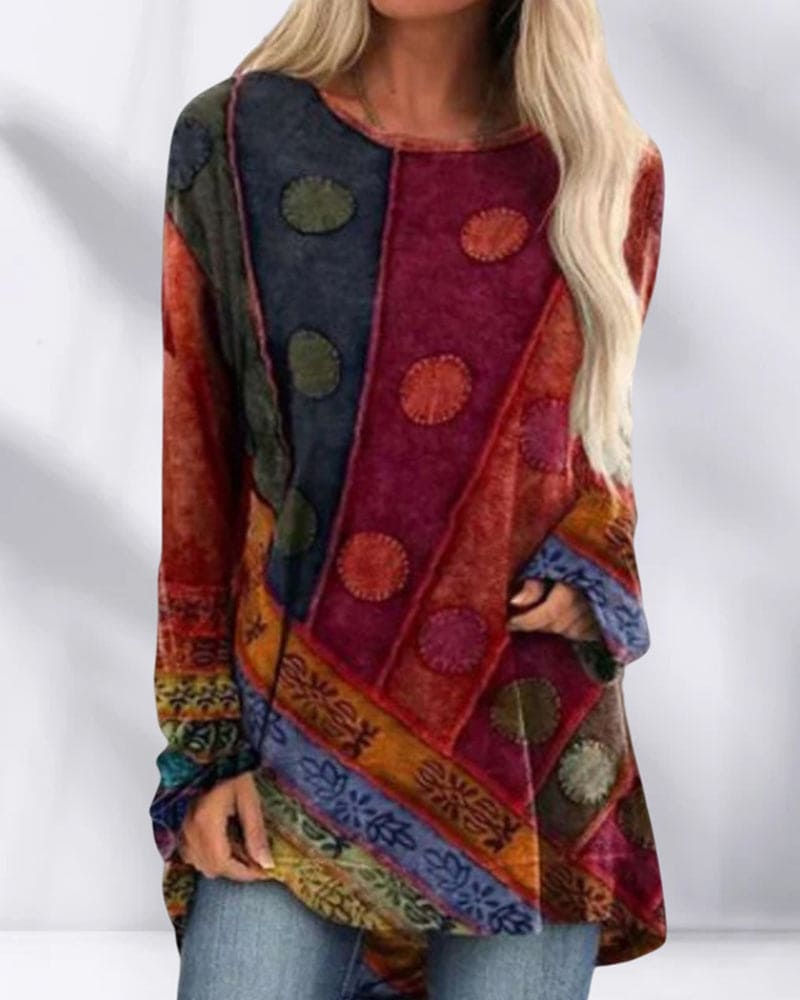 Damen Retro Top - Luftig & Sommerlich