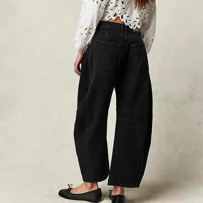 Damen Retro Jeanshose - Lässiger Schnitt