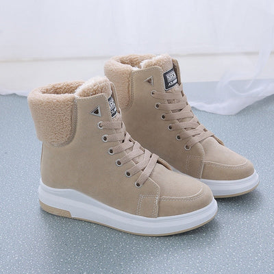Damen Winterstiefel mit warmem Futter | Wasserabweisend & Rutschfest