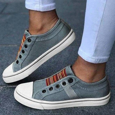 Damen Slip-On Sneaker Casual Leder