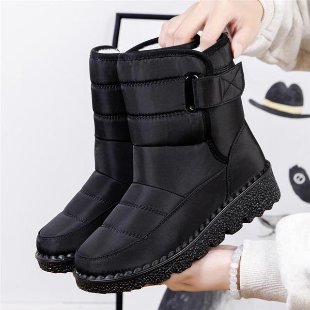 Bequeme Rutschfeste Winter Stiefel Mit Riemen Für Damen | Ideal für Winter
