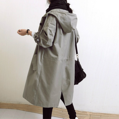 CELINE | Langer Trenchcoat mit Kapuze – Stilvoll & Funktional