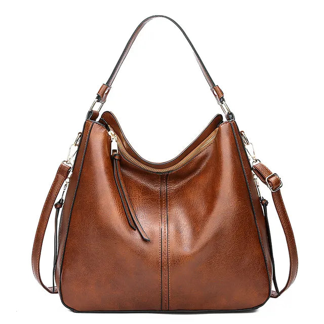 Elegante Damen-Ledertasche in großzügiger Größe für jeden Anlass
