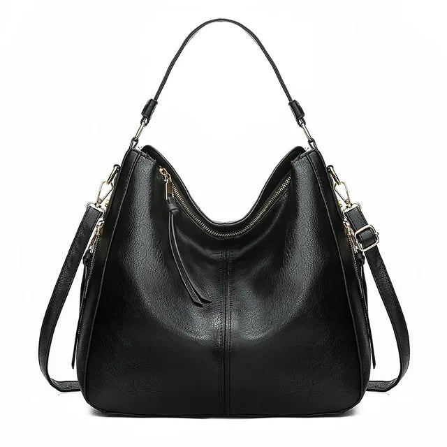 Elegante Damen-Ledertasche in großzügiger Größe für jeden Anlass