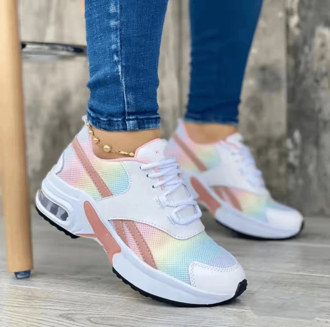 Damen Freizeit Sneaker Bequem Modern