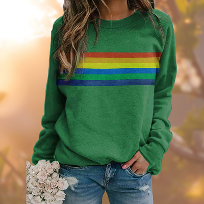 Warmer Damen-Pullover mit Rundhalsausschnitt