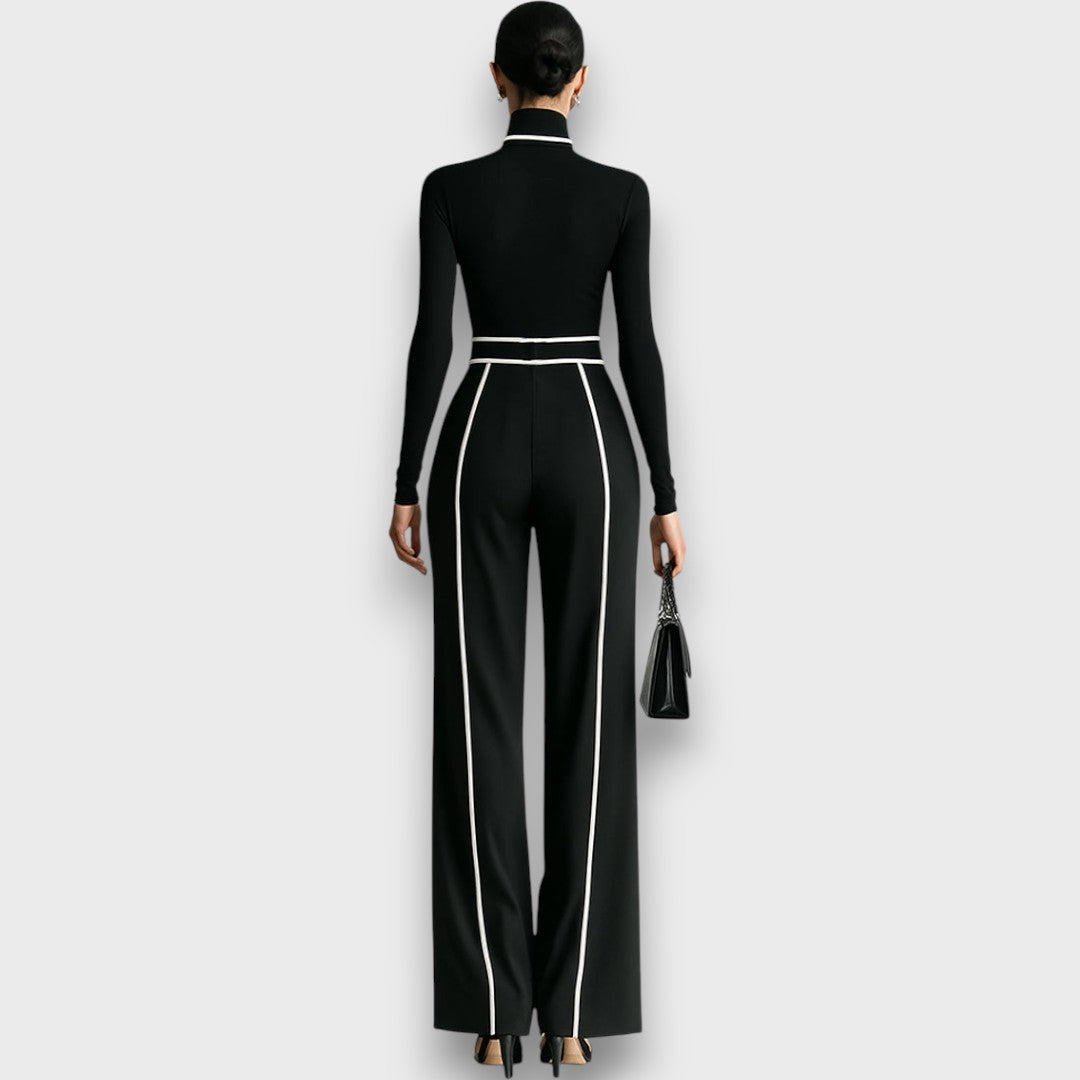 Nalira – Elegantes Zweiteiler-Set mit hohem Kragen