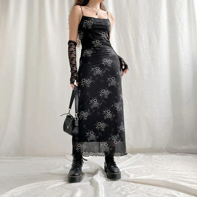 Bianca® | Vintage-Spitzenkleid mit Blumenmuster und transparentem Overlay