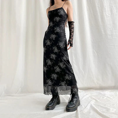 Bianca® | Vintage-Spitzenkleid mit Blumenmuster und transparentem Overlay