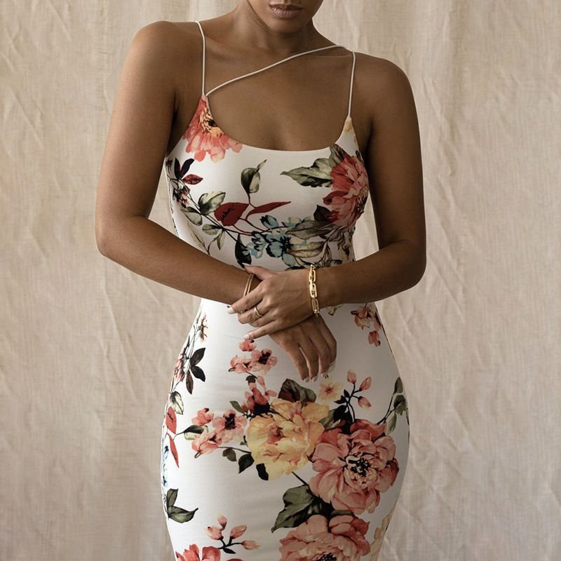 Trinidad® | Tailliertes Kleid mit Blumendruck