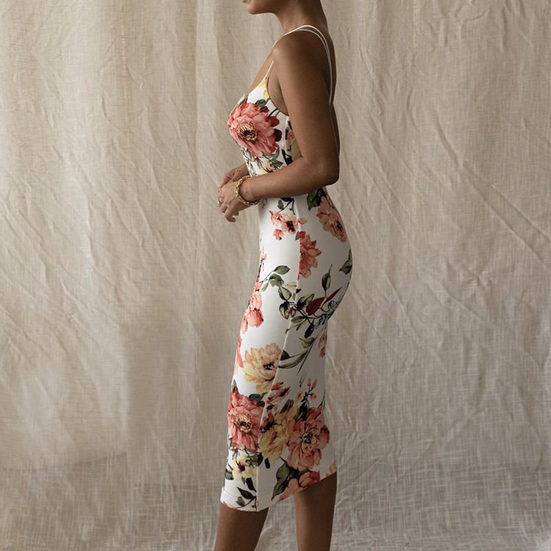 Trinidad® | Tailliertes Kleid mit Blumendruck