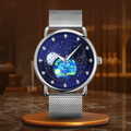 Silber Blau Stahl
