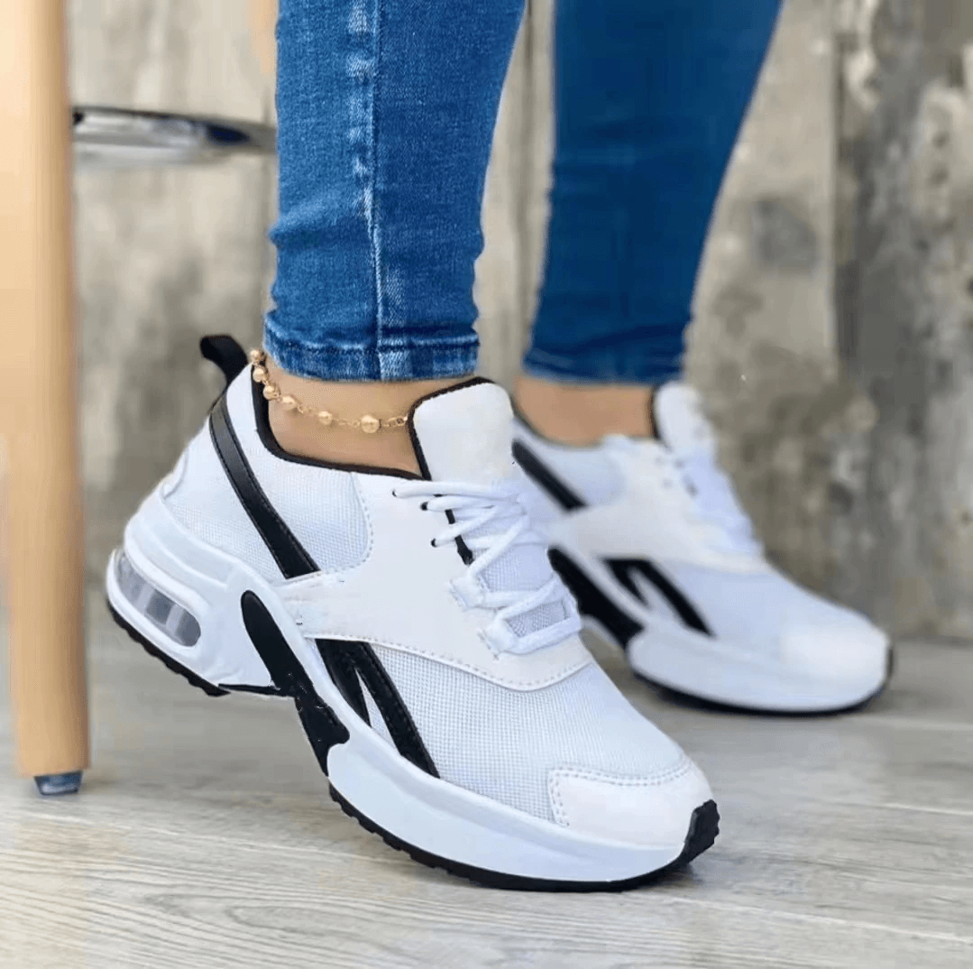 Damen Freizeit Sneaker Bequem Modern