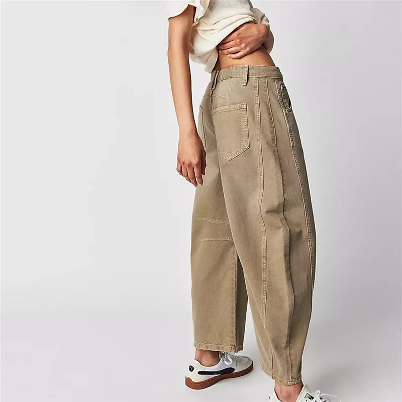 Damen Retro Jeanshose - Lässiger Schnitt