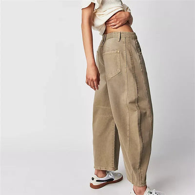 Damen Retro Jeanshose - Lässiger Schnitt