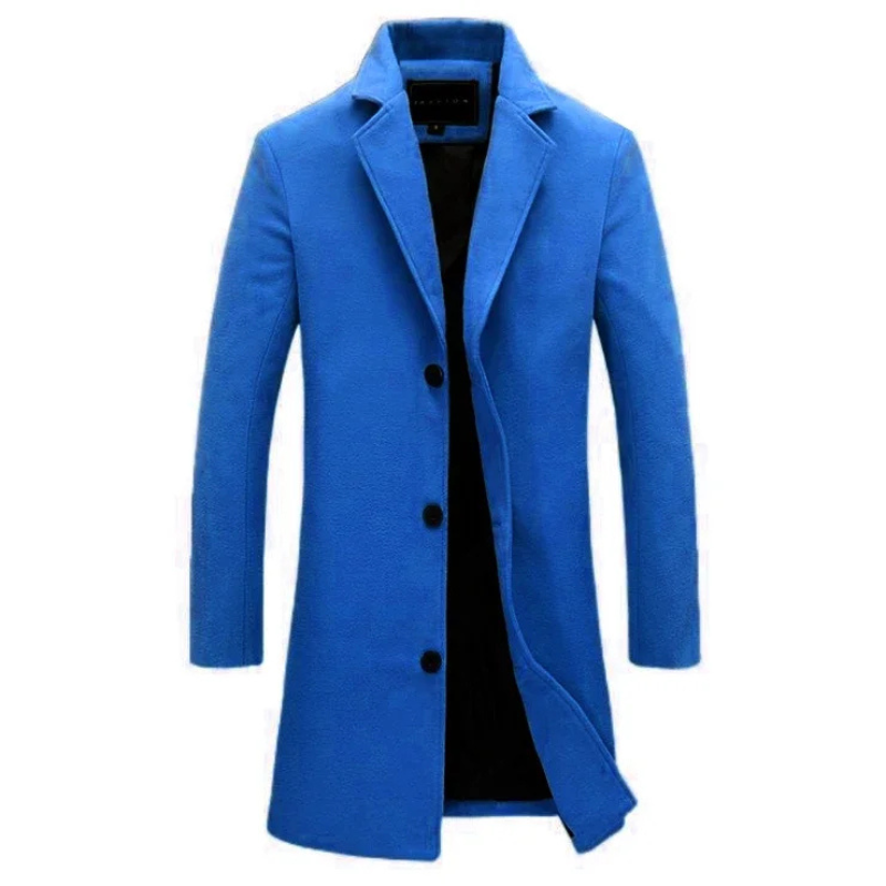 Herren Wintermantel - Eleganter Wollmantel mit warmer Fütterung für Business & Freizeit