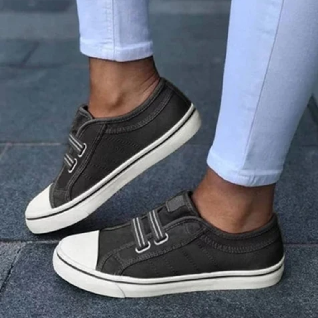 Damen Slip-On Sneaker Casual Leder