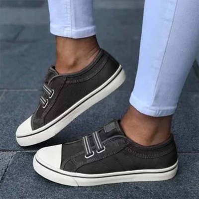 Damen Slip-On Sneaker Casual Leder