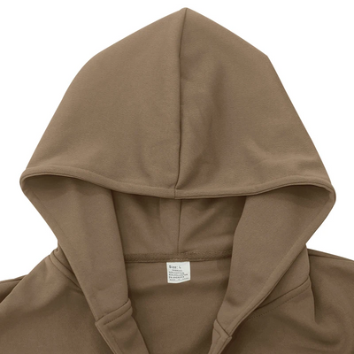 Herren Wollmantel Mit Kapuze - Doppelreihig Warm & Elegant