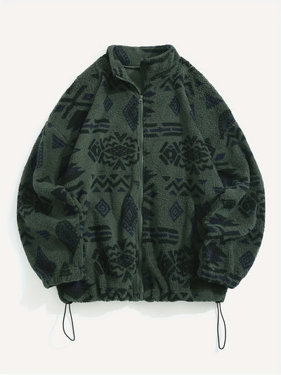 NordFleece™ – Warme Damen Fleecejacke mit Aztekenmuster