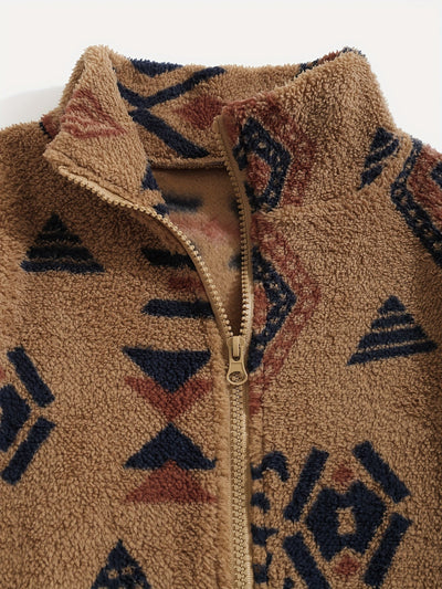 NordFleece™ – Warme Damen Fleecejacke mit Aztekenmuster
