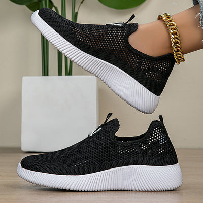 Damen Atmungsaktive Mesh Slip-On Sneakers Fudus