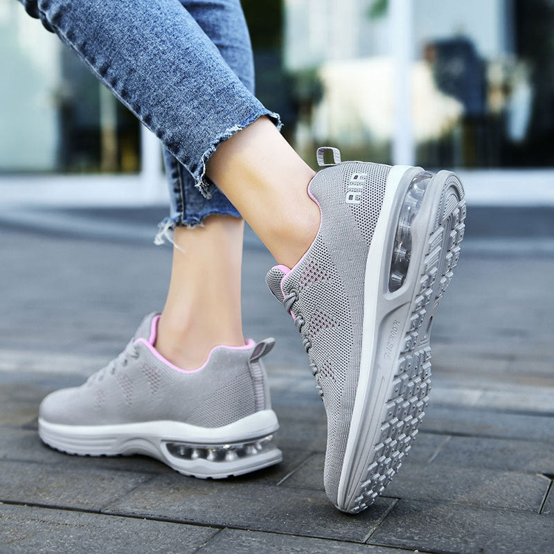 Damen Air-Cushioned Lifestyle-Sneaker mit atmungsaktivem Mesh-Obermaterial Fudus