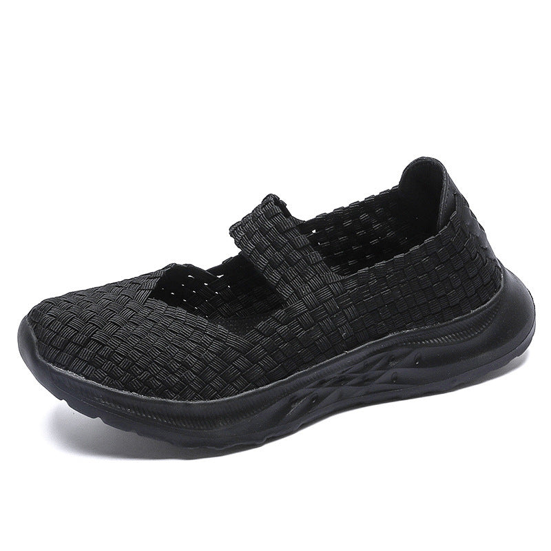 Damen Gewebe Komfort Slip-On Sneakers Fudus