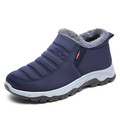 Winterschuhe Herren | Slip-On Stiefel Knöchelhoch Niedriger Schnitt