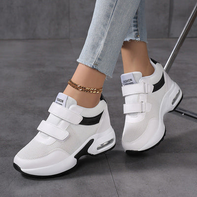 Damen Sneaker mit Klettverschluss und Luftpolsterung Fudus