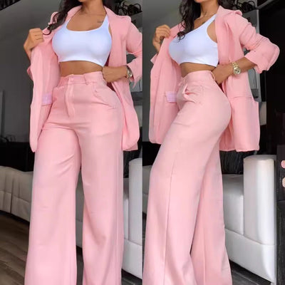 Damen-Hosenanzug | Weite Hose | Moderner Chic
