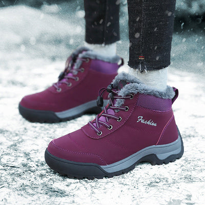 Damen isolierte Winterstiefel mit gemütlichem Kunstfellfutter Fudus