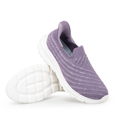 Damen Slip-On Komfort Sneakers mit gepolsterten Einlegesohlen und atmungsaktivem Strick-Obermaterial Fudus
