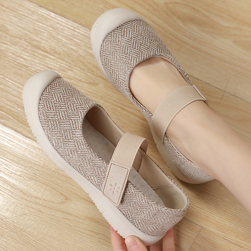 Damen verstellbare Riemen Casual Flats Fudus