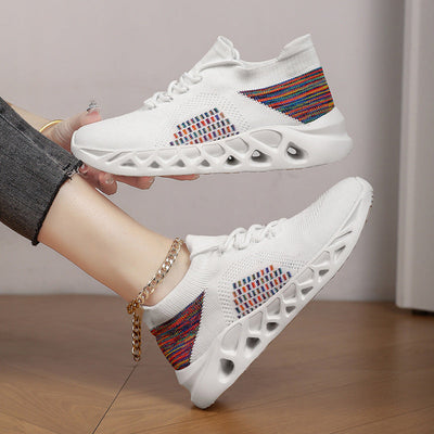 Damen Leichtgewicht Atmungsaktive Lauf Sneakers mit Stoßdämpfungstechnologie Fudus
