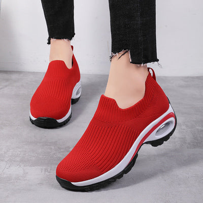 Damen Slip-On Air-Cushioned Running Sneakers Fudus