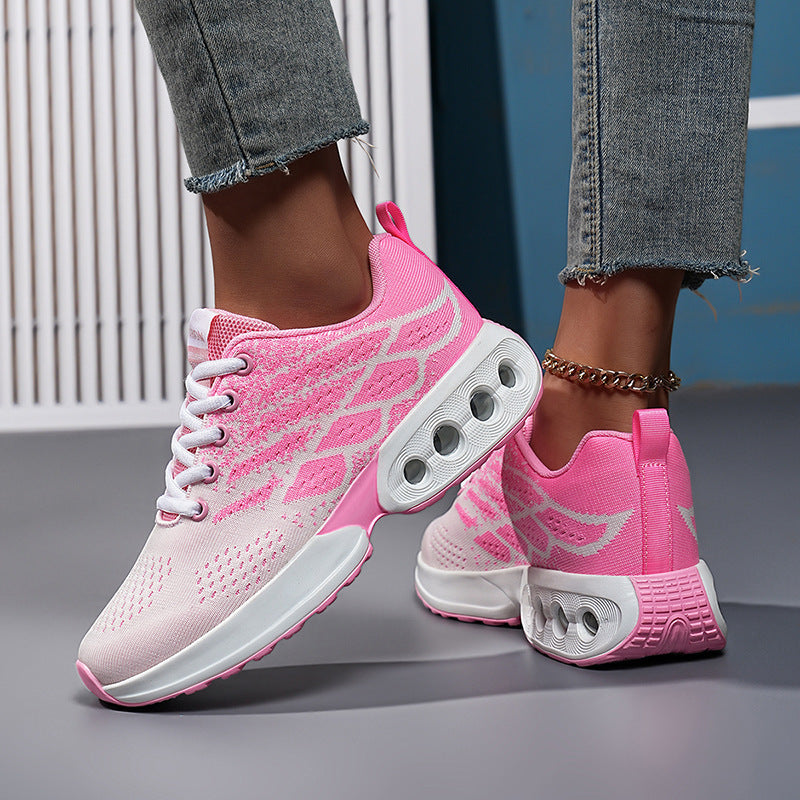Damen Air-Cushioned Leichte Lauf-Sneaker Fudus